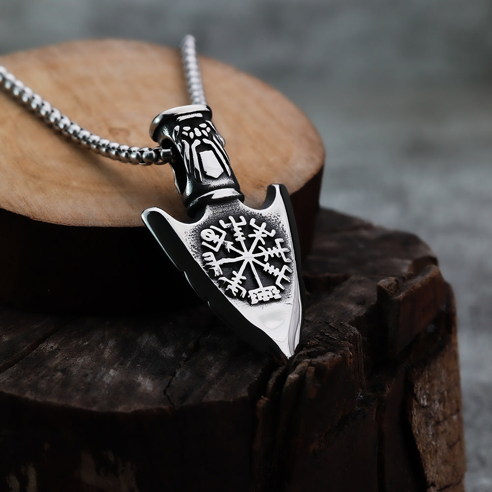 Norway Nordic Viking Pendant Personalized Men's Necklace