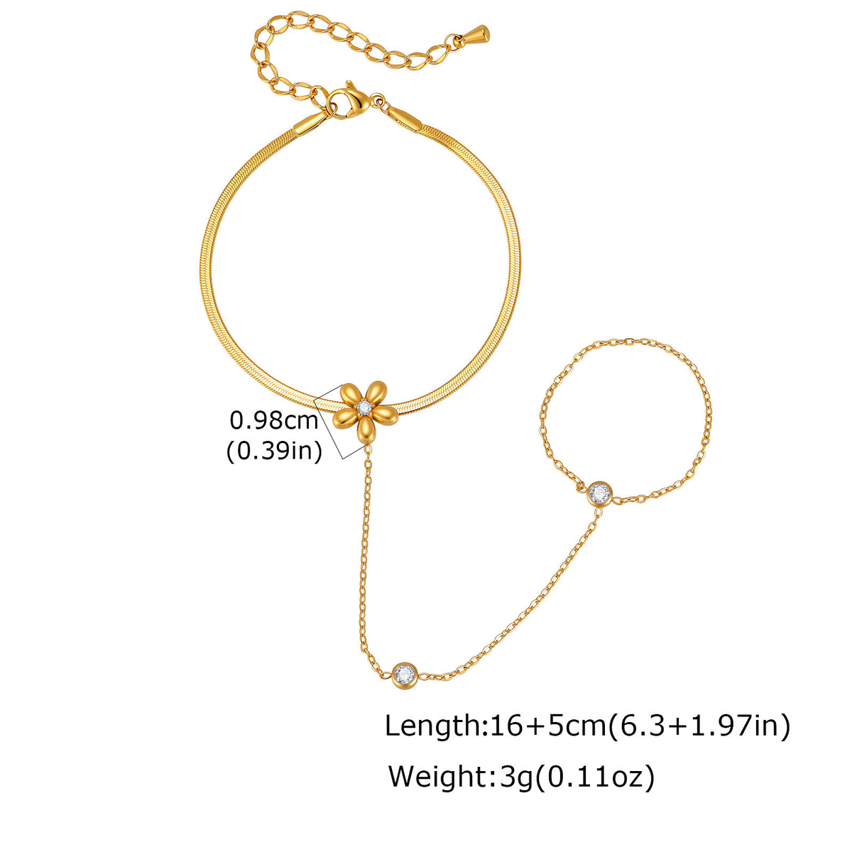 Adjustable Stainless Steel Bracelet Unisex