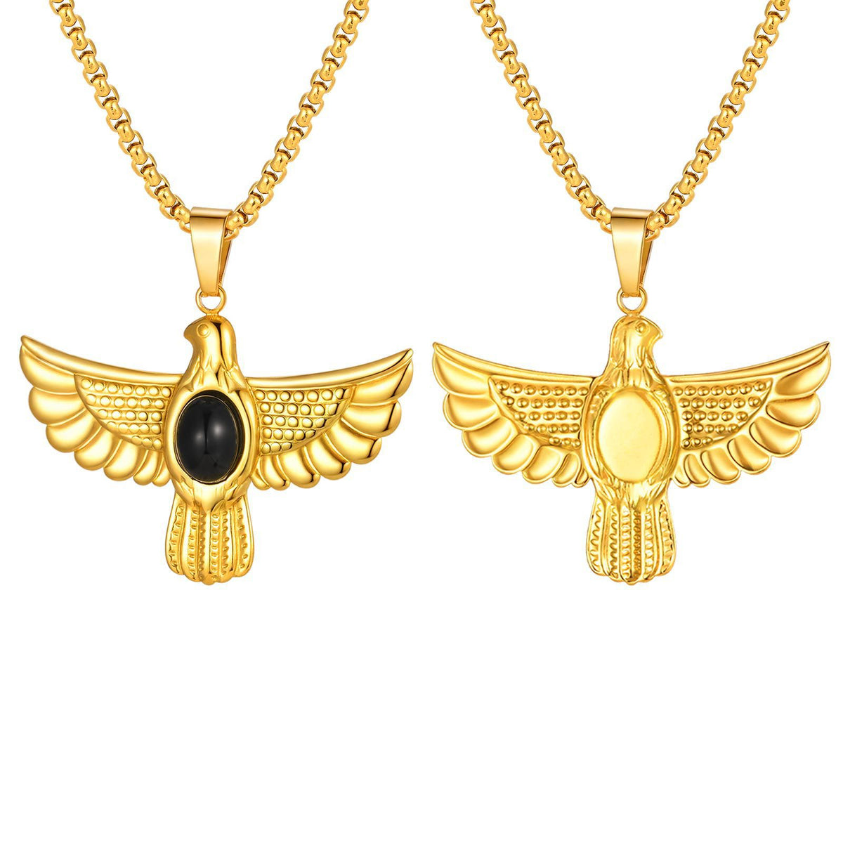 Angel Wings Vintage Stainless Steel Pendant