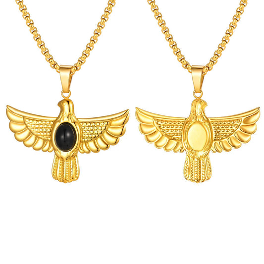 Angel Wings Vintage Stainless Steel Pendant