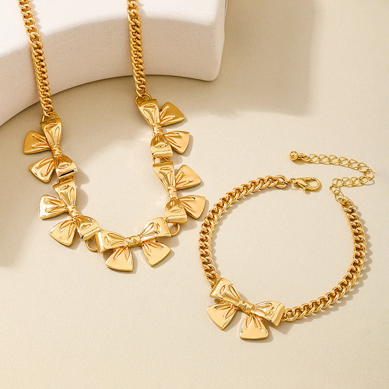 Planderful Vienna Verve Women's Exquisite Bow Jewelry Set