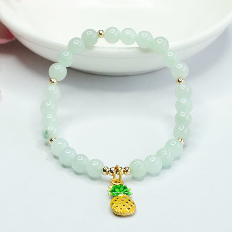 Jadeite Round Bead Style 5 Bracelet