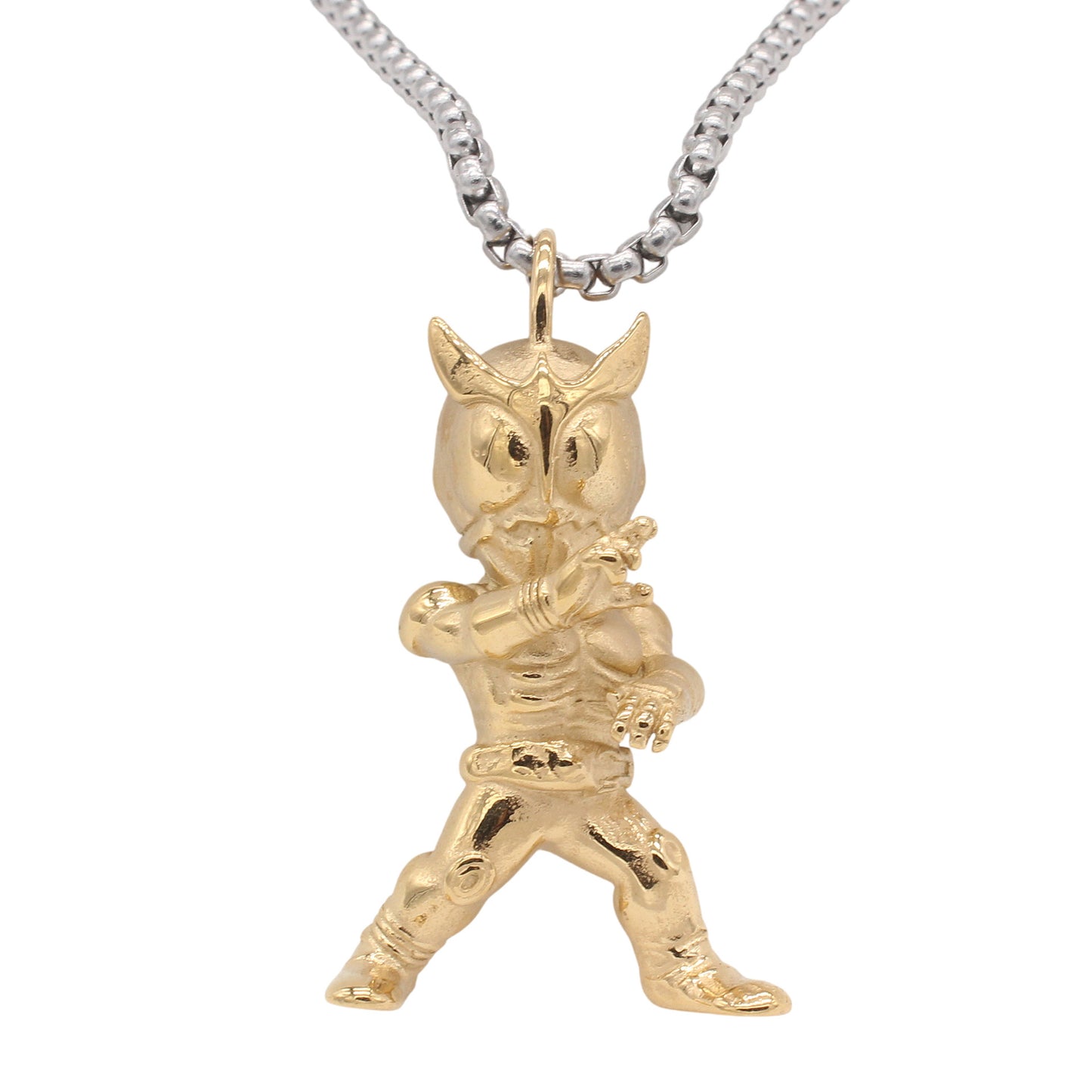 Planderful Jewelry Ultraman Titanium Pendant For Men