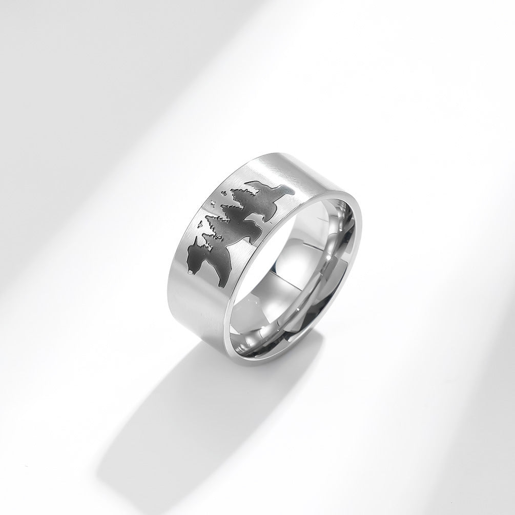 Cross-Border Amazon Polar Bear Flying Bird Ring for Men