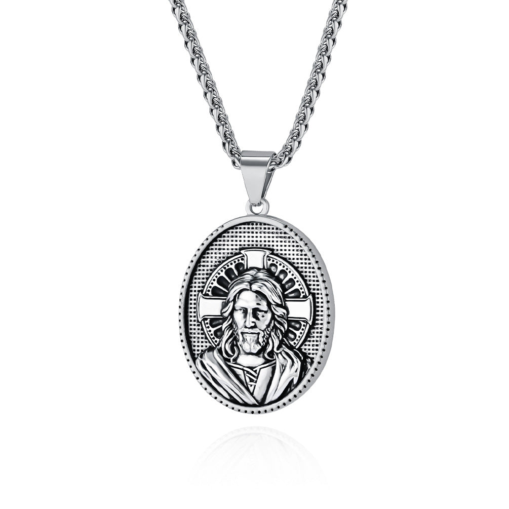 Stainless Steel Vintage Pendants or Chain — Choose Your Style
