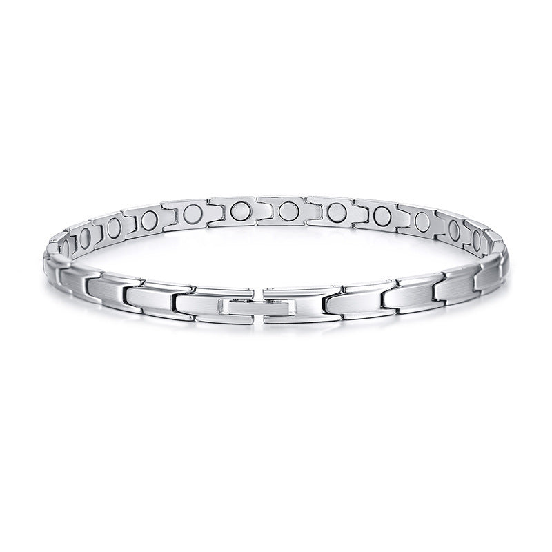 Ladies Magnetic Bracelet Anklet Titanium Steel Magnet Wholesale