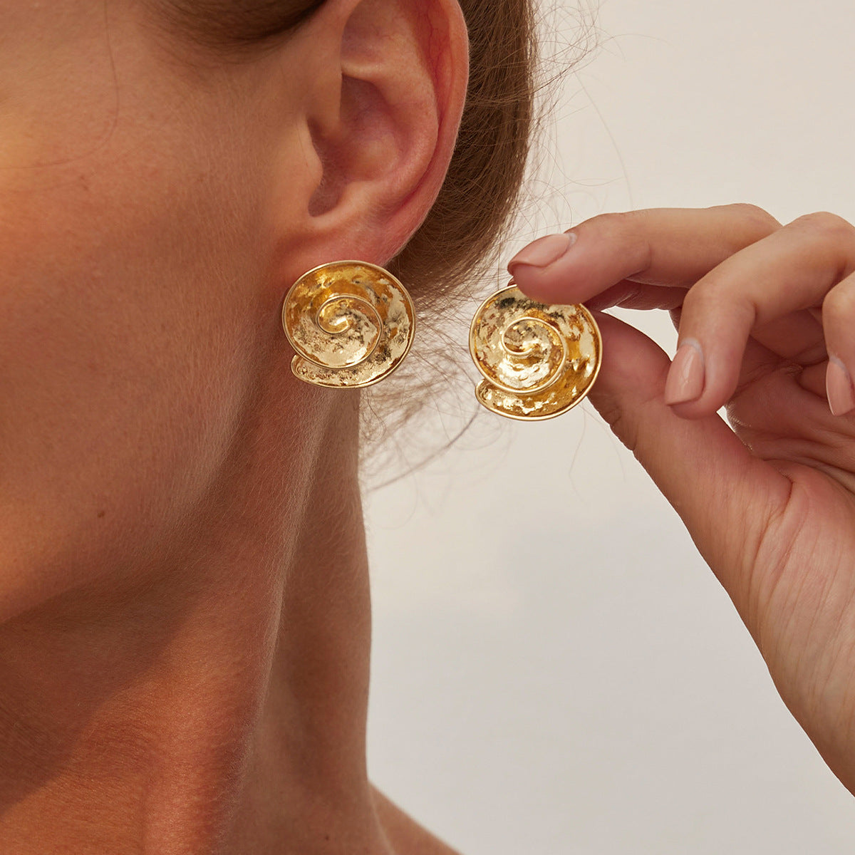 Planderful Vienna Verve Earrings – Elegant Irregular Geometric Design