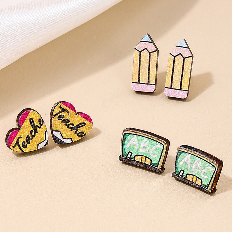 Planderful Vienna Verve Earrings Set – Creative Fun Design for Graduation Season