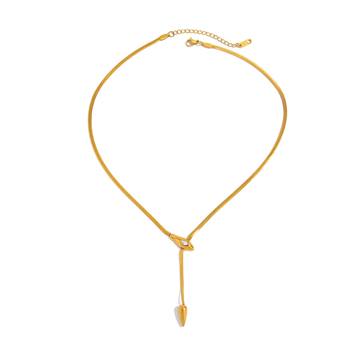 Adjustable Snake Pendant Y-Necklace