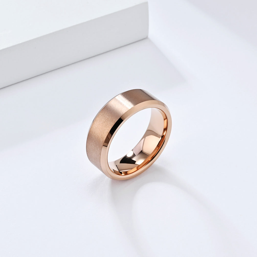 Cross-Border European and American Tungsten Steel Ring Wholesale