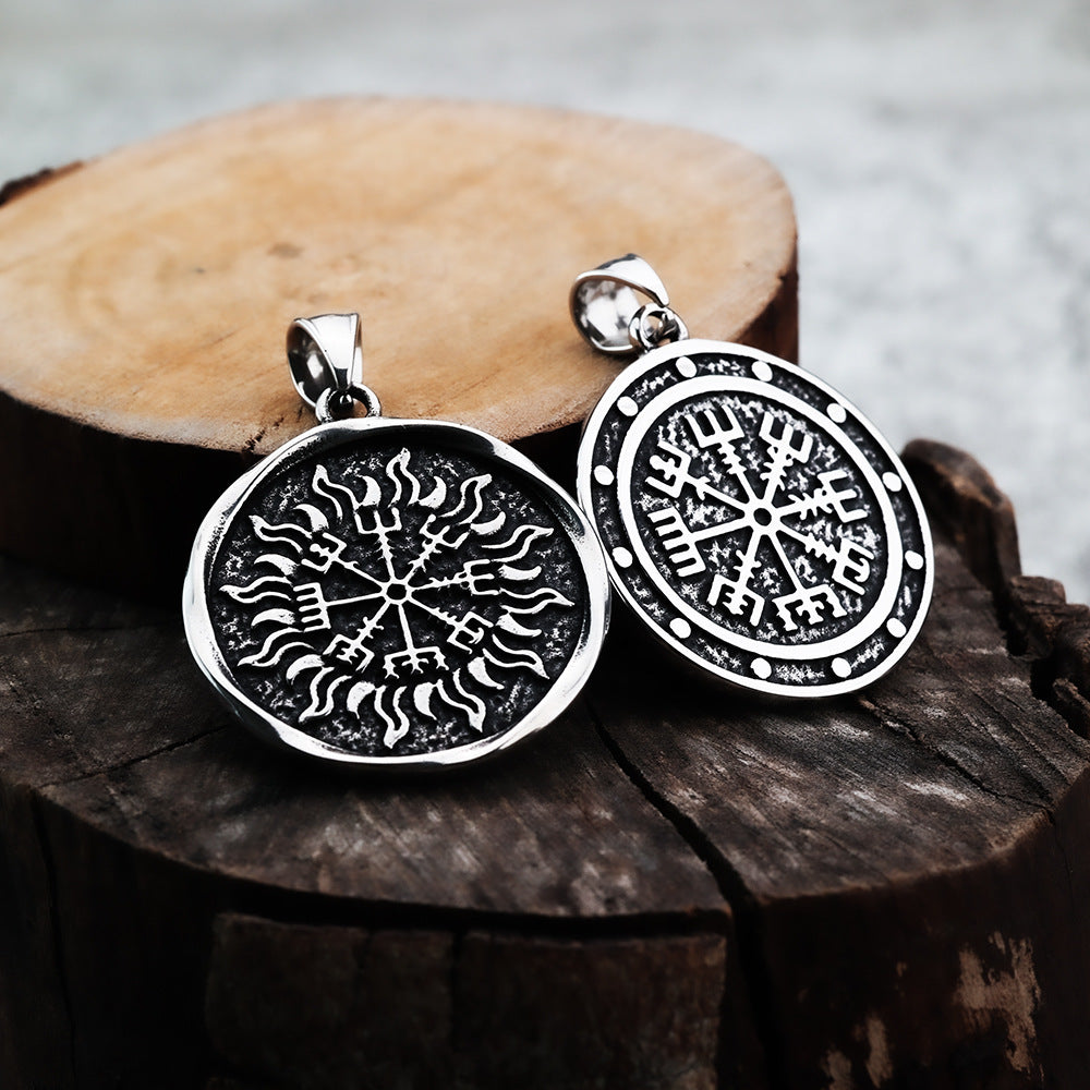 European And American Style Viking Compass Pendant Jewelry