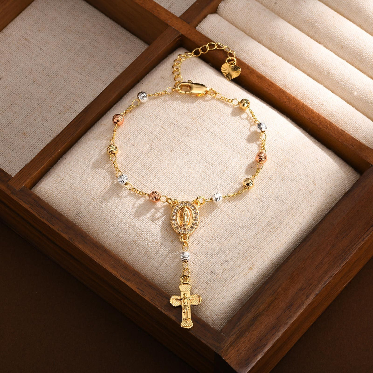 **Cross Copper Bracelet Unisex