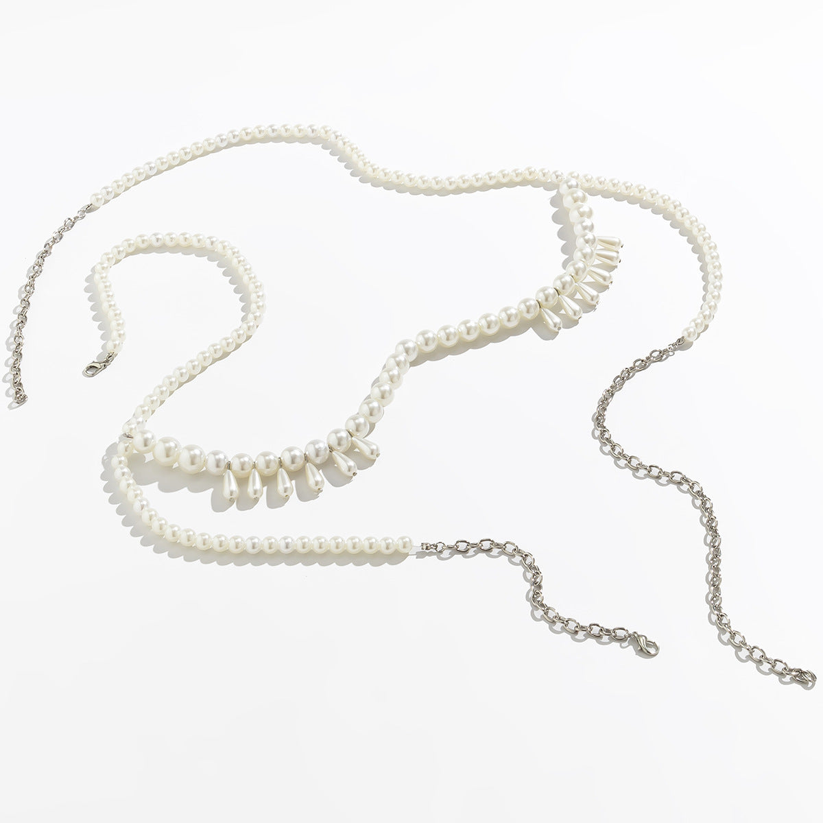 Pearl Tassel Chest Chain Necklace - Vienna Verve Collection