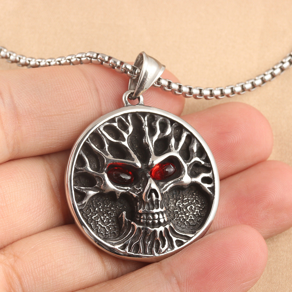 European And American Stainless Steel Tree Of Life Pendant