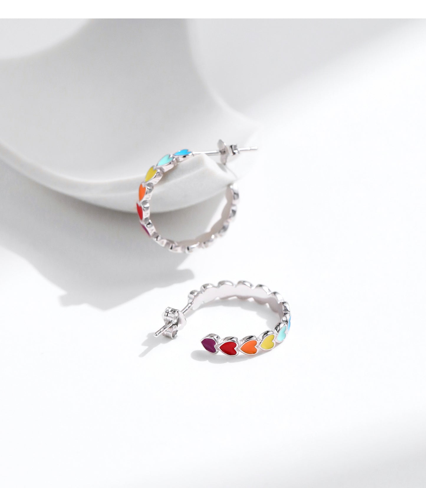 Planderful Everyday Genie Heart Stud Earrings – Childlike Love Design