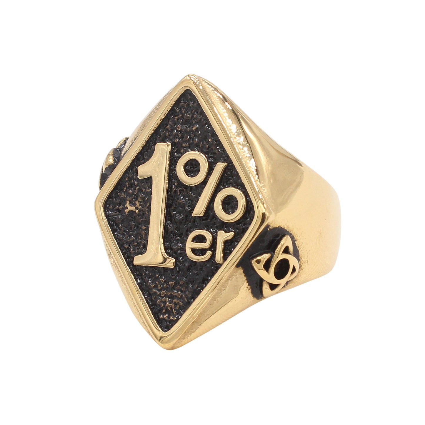 Planderful Jewelry Vintage Stainless Steel Ring With European American Style And Everyday Genie Collection