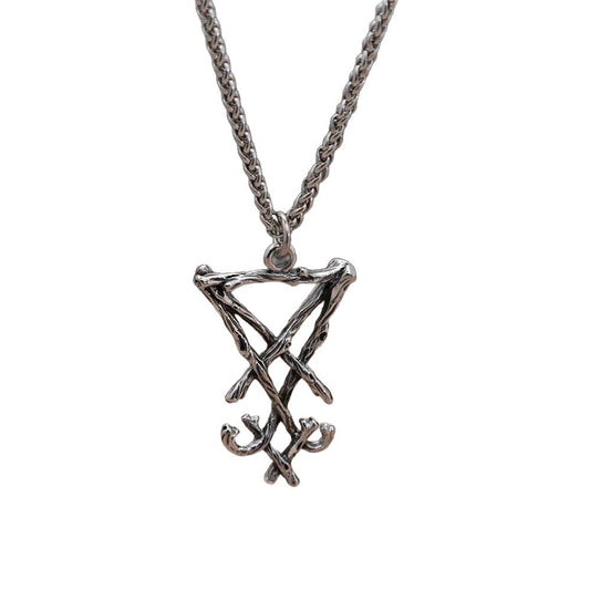 Vintage Star Stainless Steel Men's Pendant Necklace
