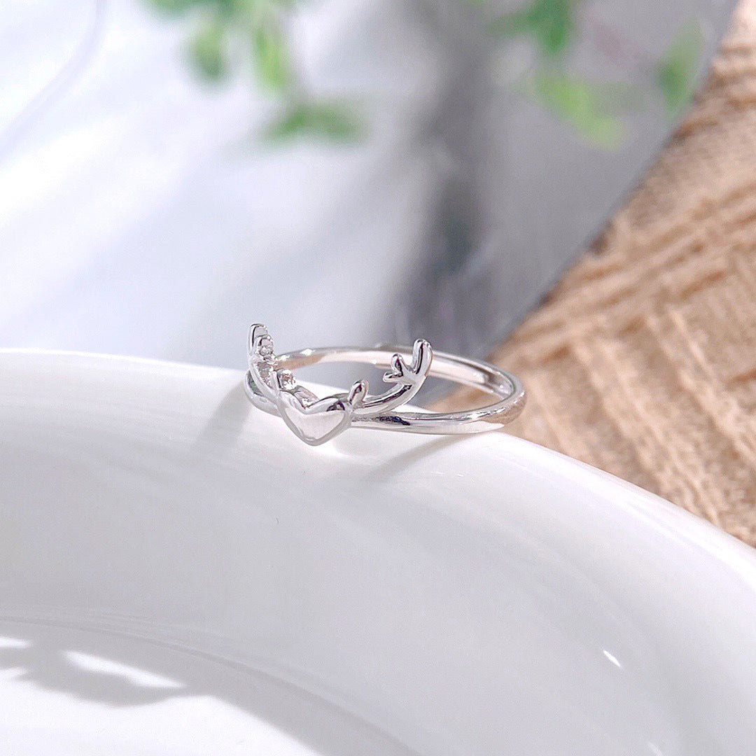 Planderful Ins Fengsu Ring – Elegant Versatile Sterling Silver Design