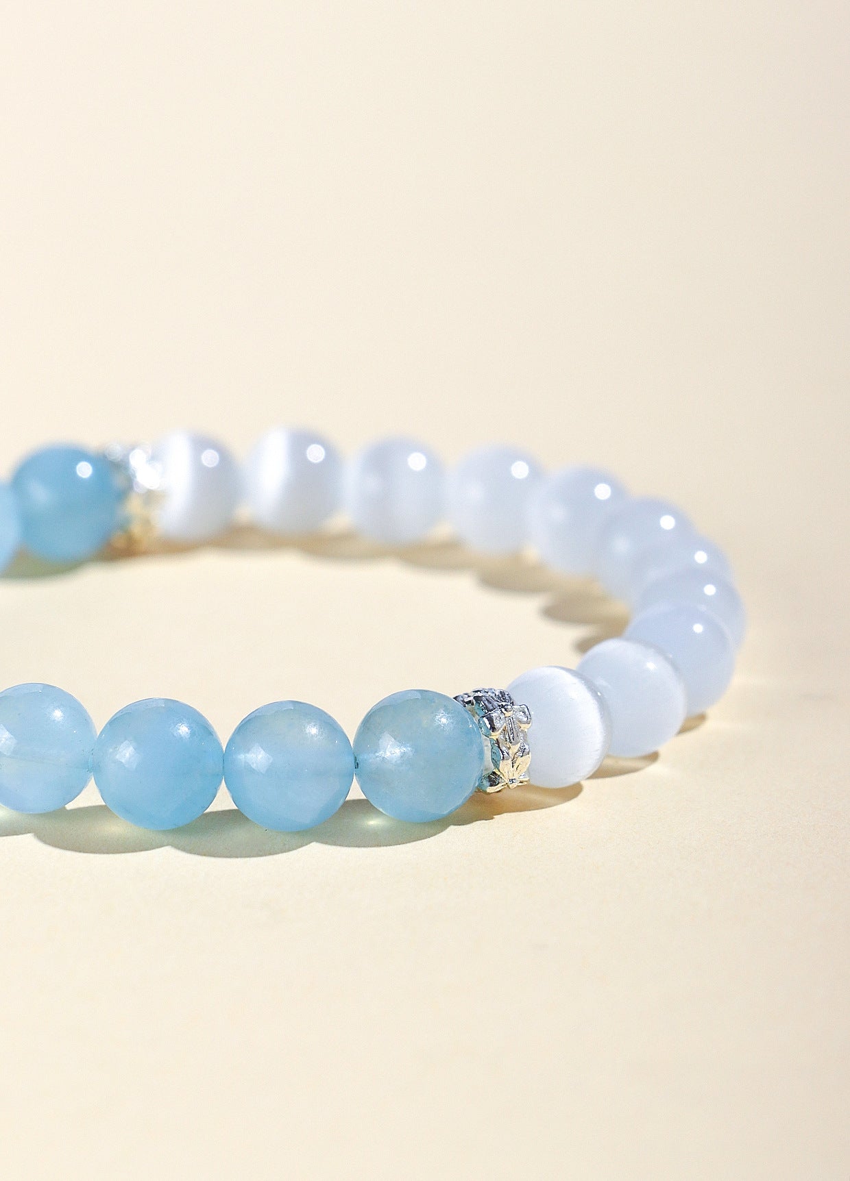 Planderful Fortune's Favor Bracelet – Fresh and Sweet Aquamarine Beaded Design