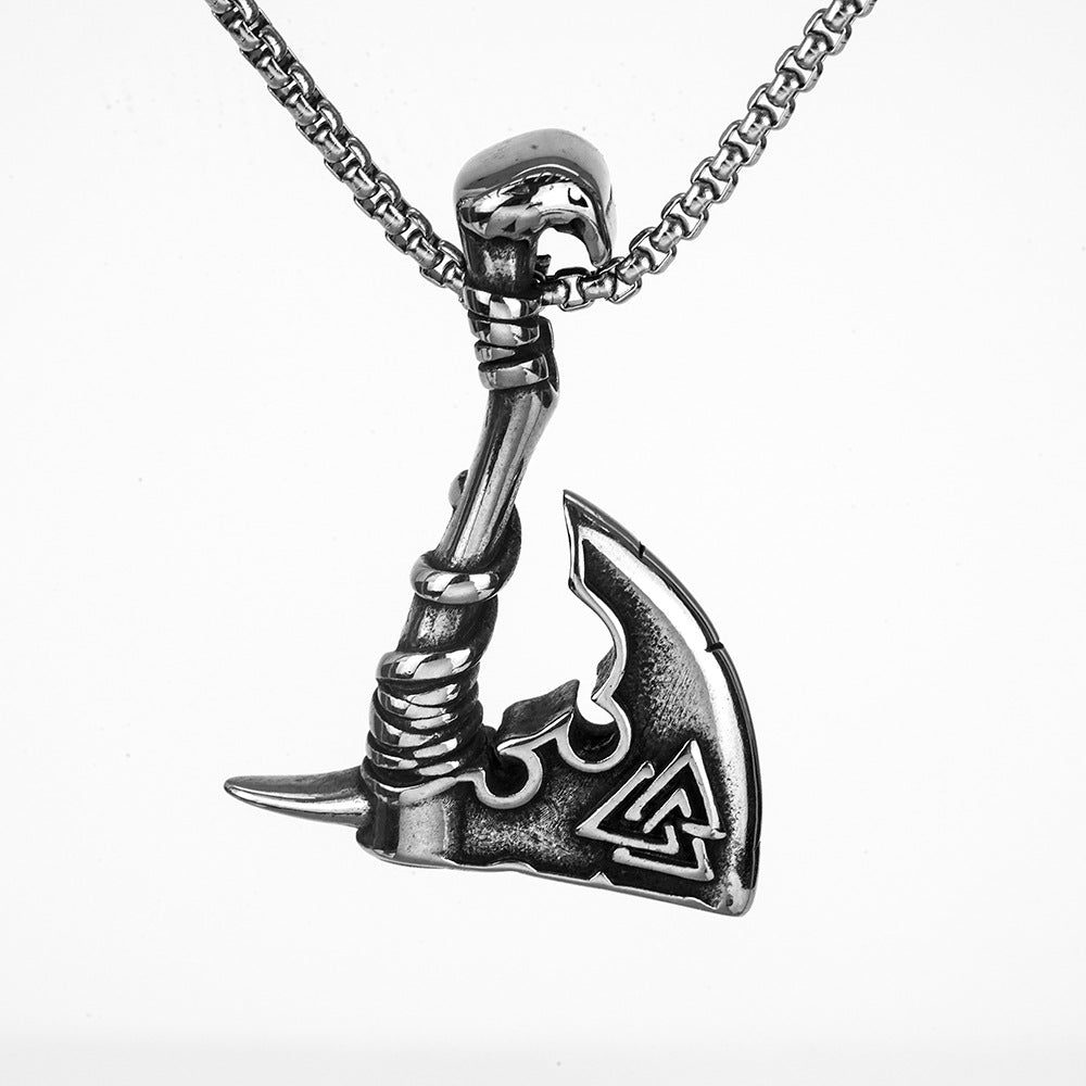 Hip-hop European and American Neckwear Viking Axe Pendant