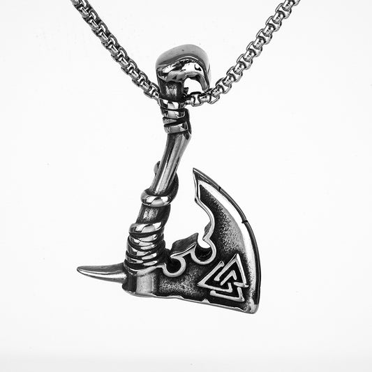 Hip-hop European and American Neckwear Viking Axe Pendant