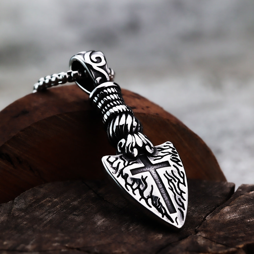 Personalized Simple Viking Pendant for Men's Fashion Jewelry