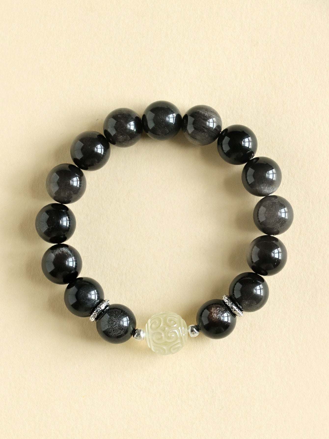 Planderful Fortune's Favor Bracelet – Natural Amethyst Beaded Design