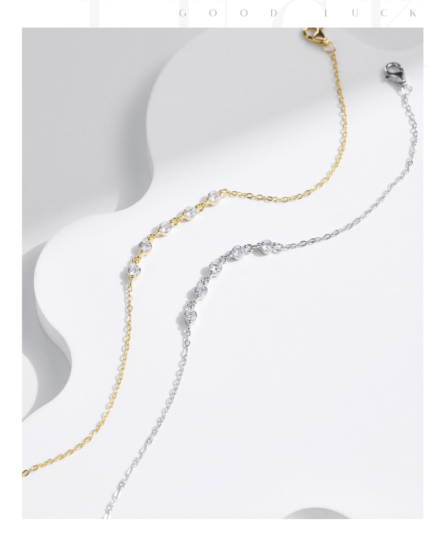 Planderful Everyday Genie Bracelet – Elegant Sterling Silver with Flash Zircon