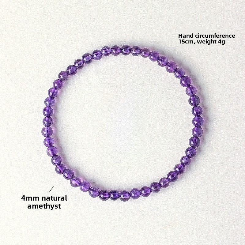 Uruguayan Amethyst Bead Bracelet