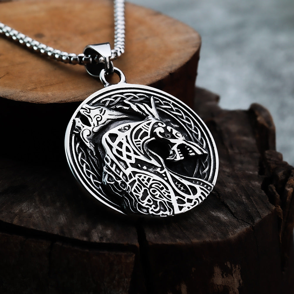European and American Style Viking Dragon Pendant for Men