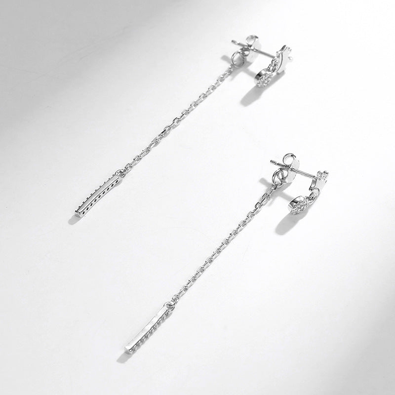 Crown Muse 925 Sterling Silver Women's Earrings