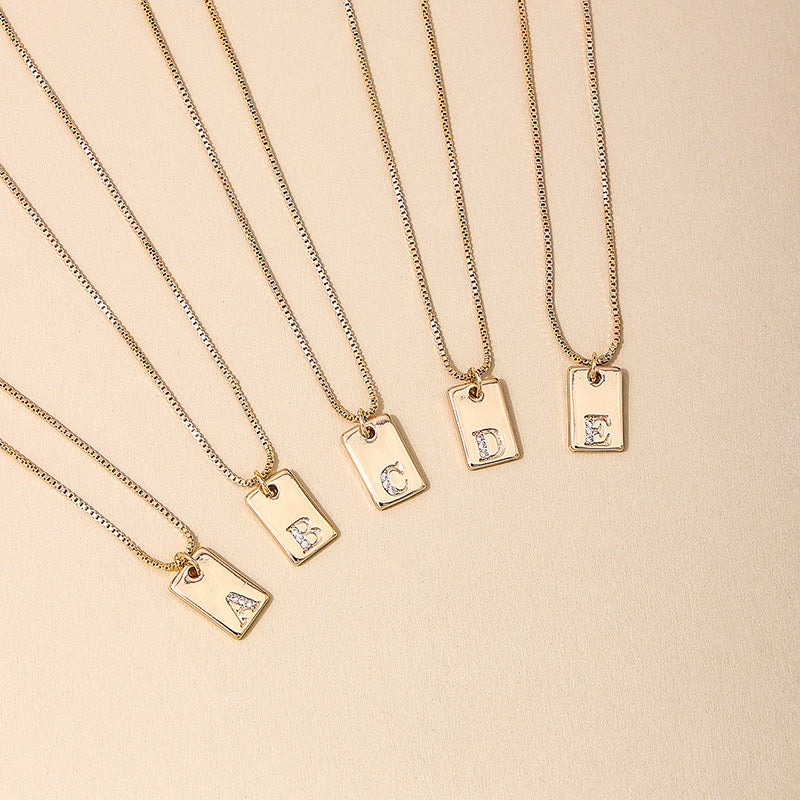 Summer Glow Square Pendant Necklace for Women - Elegant Metal Jewelry Piece from Planderful's Vienna Verve Collection