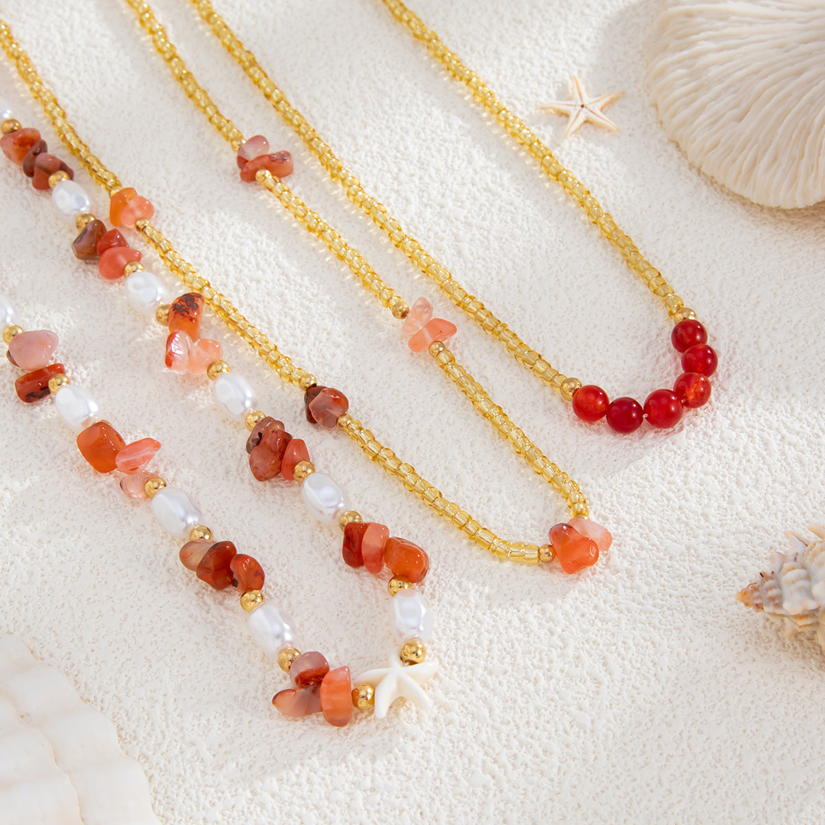 Planderful Vienna Verve Necklace – Bohemian Colored Gravel Beaded Design