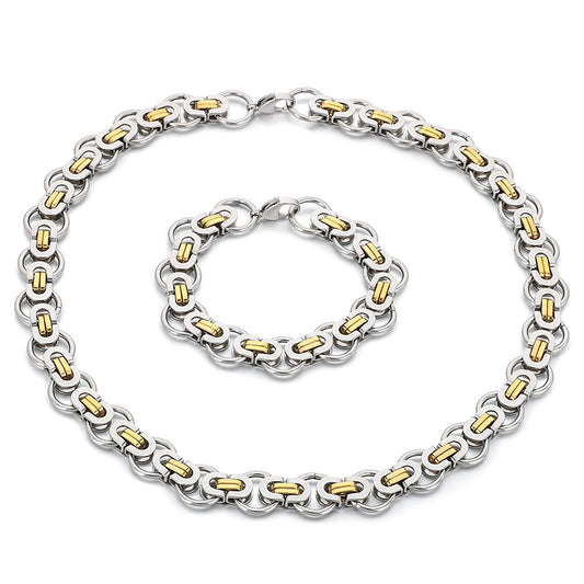 Personalized Hip Hop Emperor Chain Circle Bracelet For Men