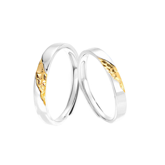 Heart Matching S925 Sterling Silver Ring