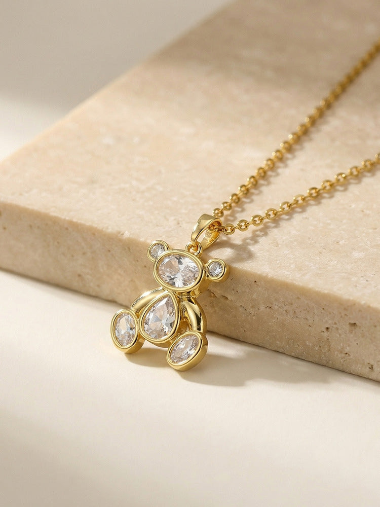Copper Powder Zirconium – Bear Pendant – Hot-Selling Pendant.