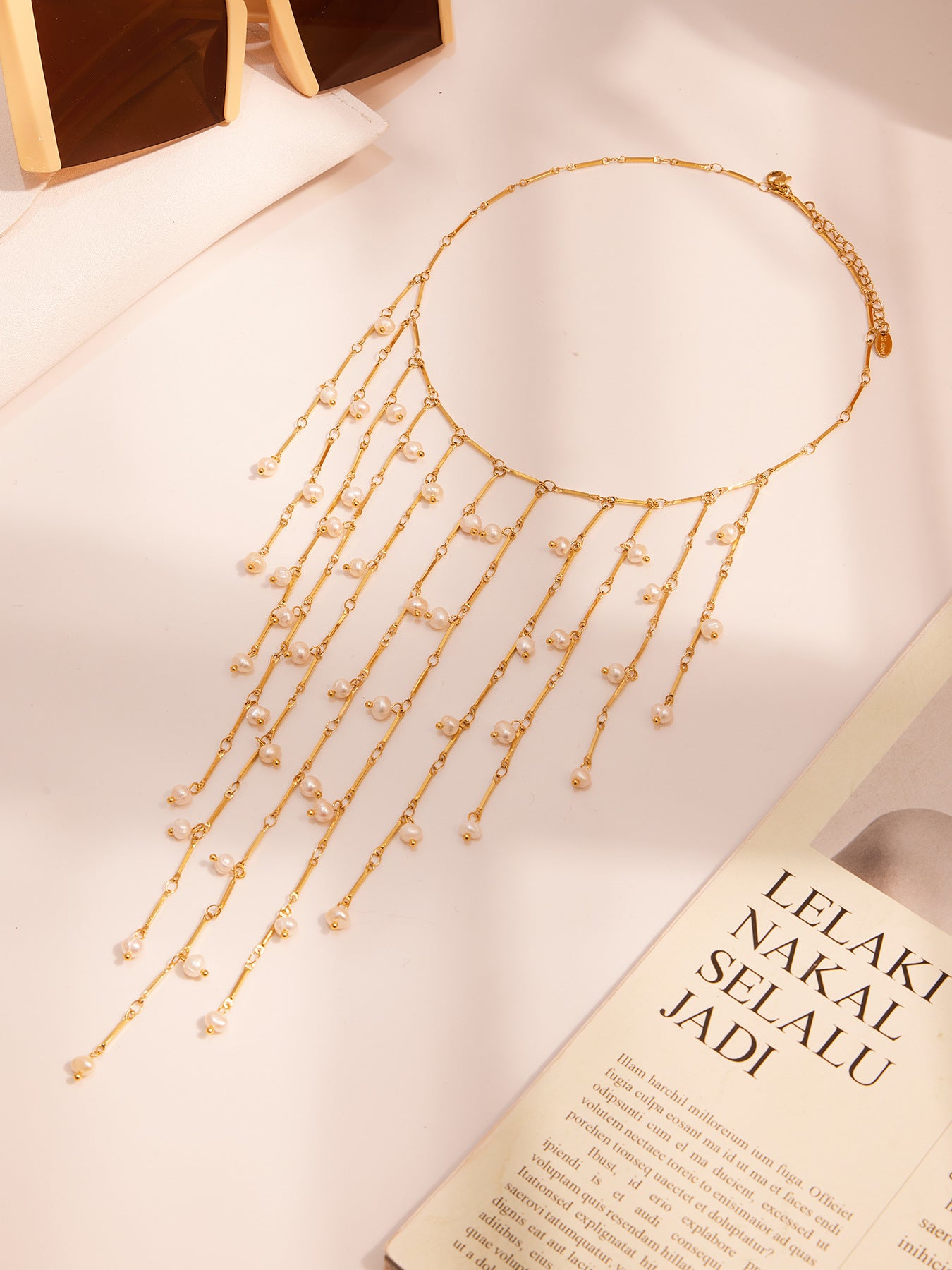 Planderful Freshwater Pearl Necklace Ultra Delicate Women