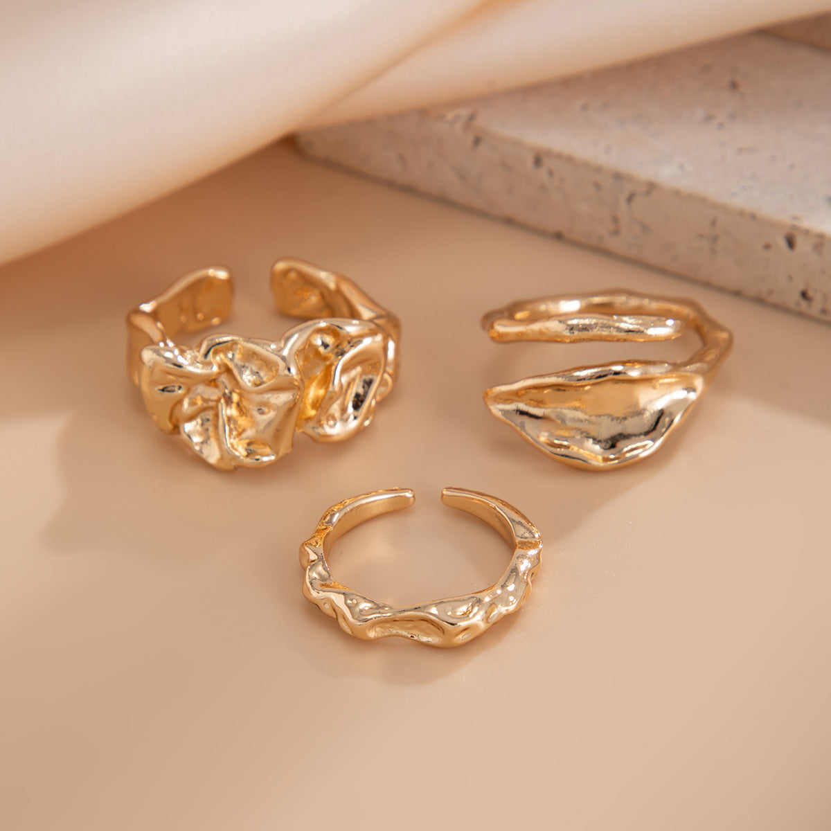 Planderful Vienna Verve Ring Set – Personalized Irregular Design