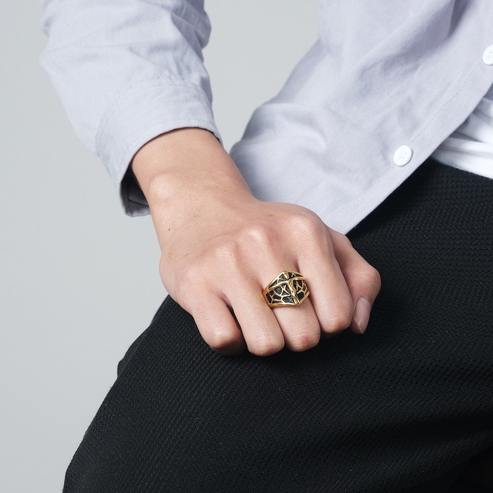 Minimalist Stainless Steel Ring for Men