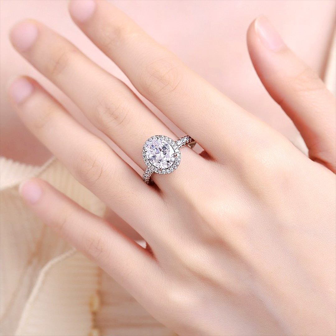 Marriage Proposal 925 Sterling Silver Women's Ring
