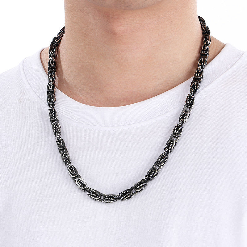 Planderful V-Byzantine Gear Bracelet For Men Titanium Steel