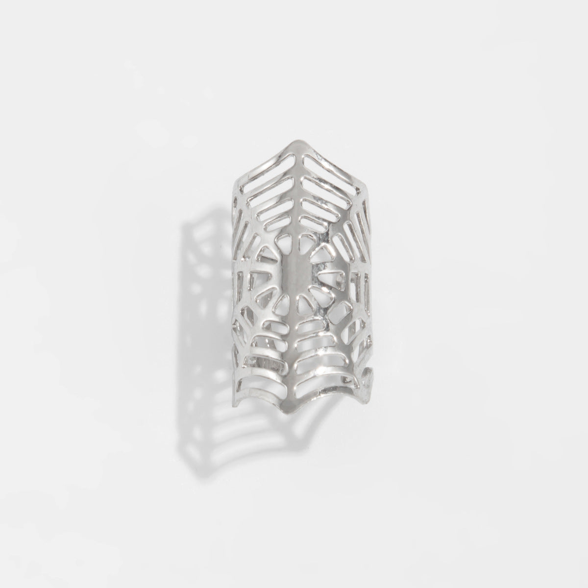 Gothic Ear Clip Earrings Bone Clip By Planderful Vienna Verve Halloween Spider Web Punk Jewelry For Alternative Fashion