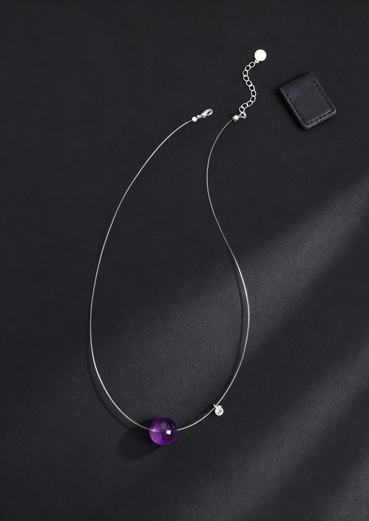 White Quartz Light-Bulb Bracelet and Necklace Set