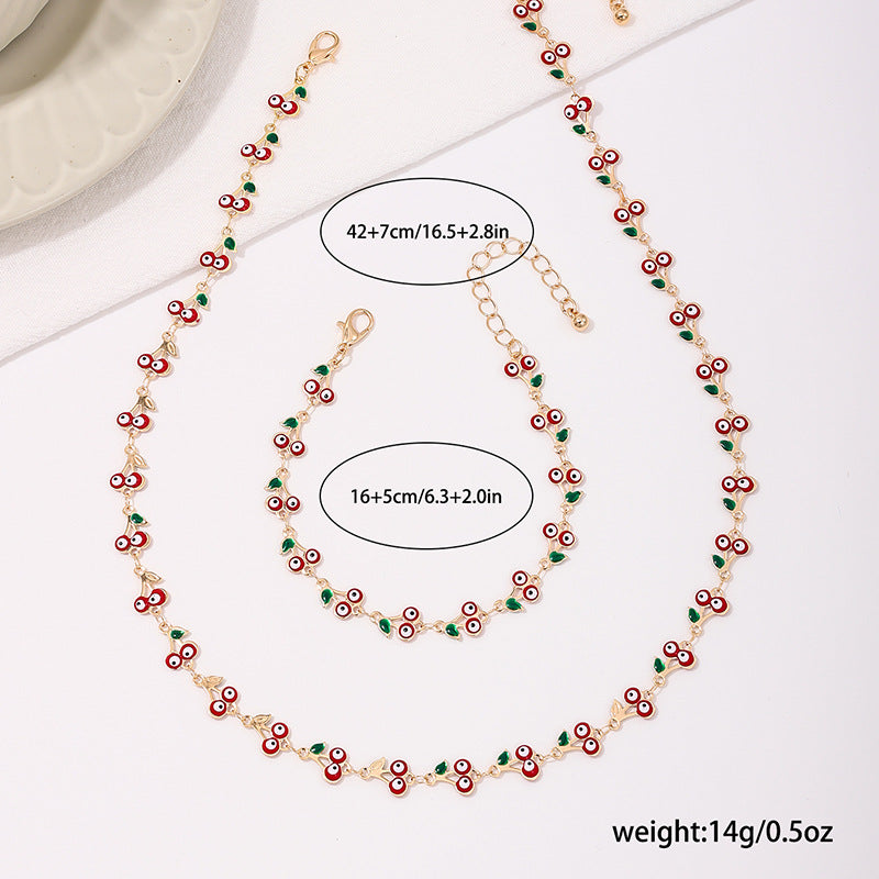 Summer Vibes Cherry Blossom Jewelry Set