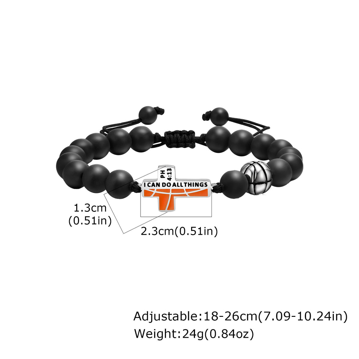 Cross Braided Stainless Steel Bracelet