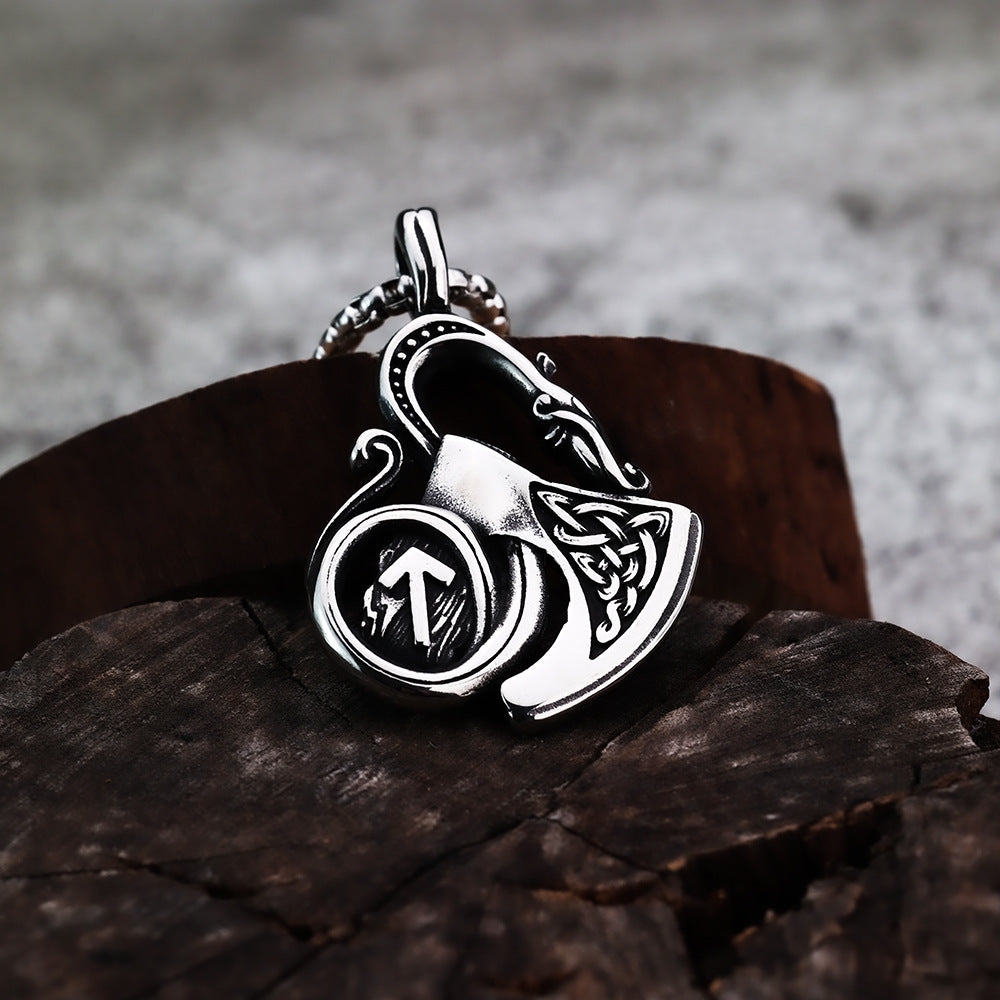 Viking Pendant Nordic Celtic Fashion Dragon Shield for Men