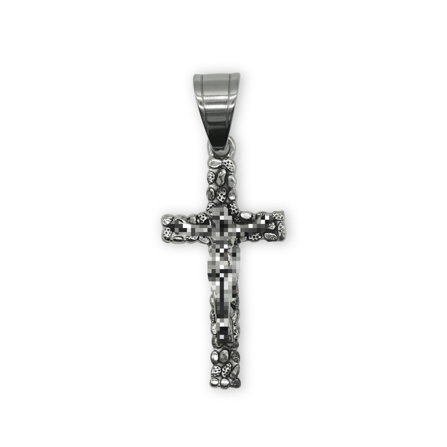 Steel Necklace – Vintage Cross Pendant