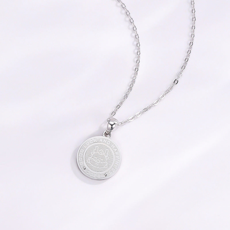 S925 Sterling Silver Dragon Necklace