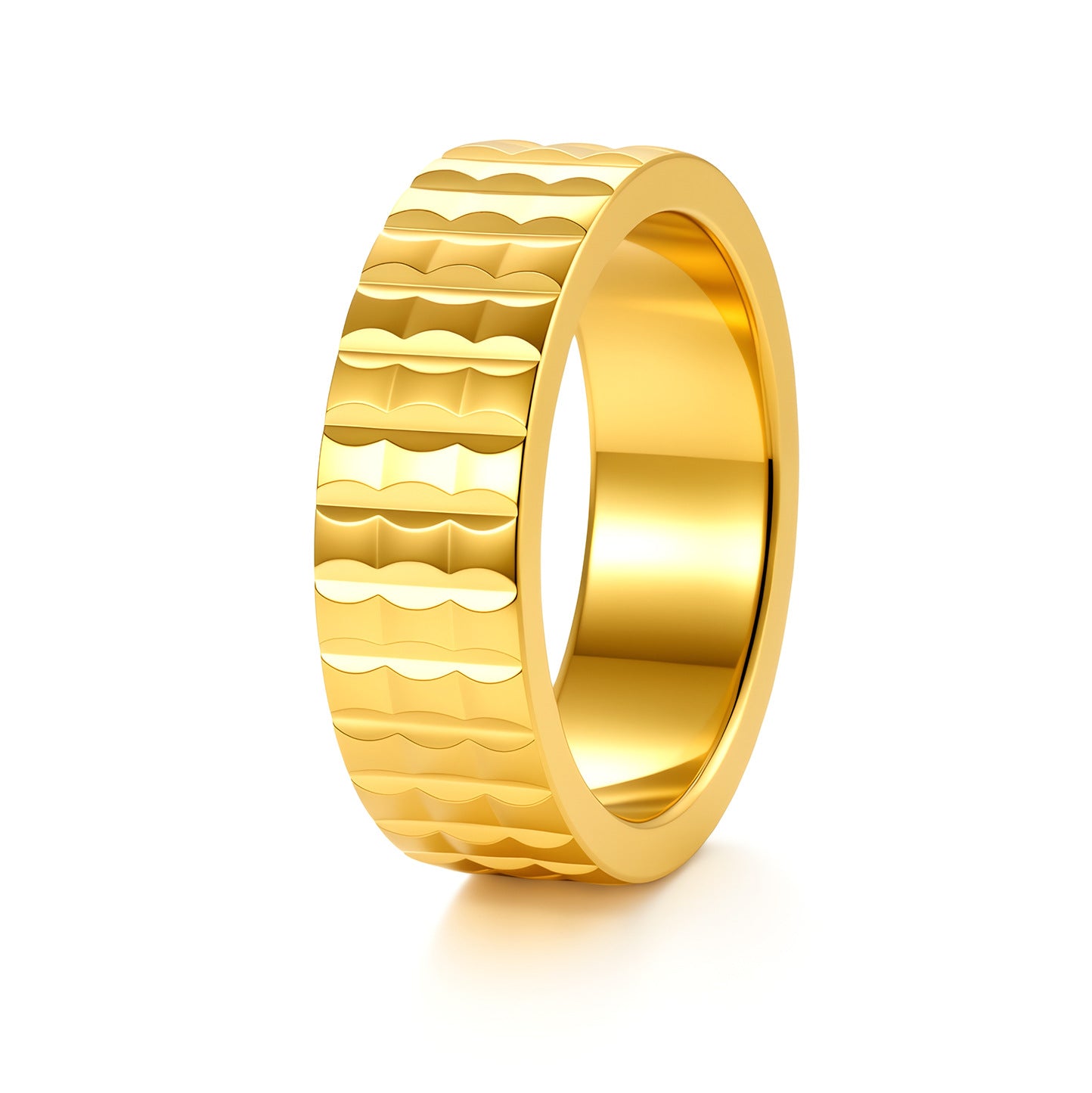 Planderful Everyday Genie 7mm Stainless Steel Ring for Men Unisex Jewelry Minimalist Durable