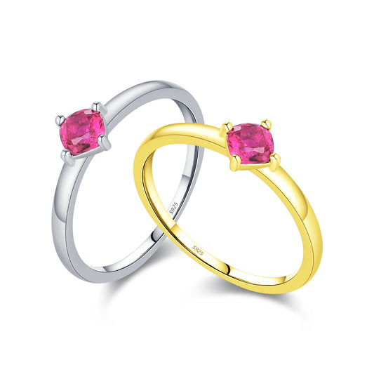 Planderful Gala Fireworks Ring – Elegant Sterling Silver with Zircon Accent